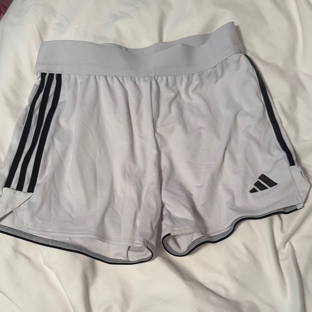 Adidas Women's White Athletic Shorts
